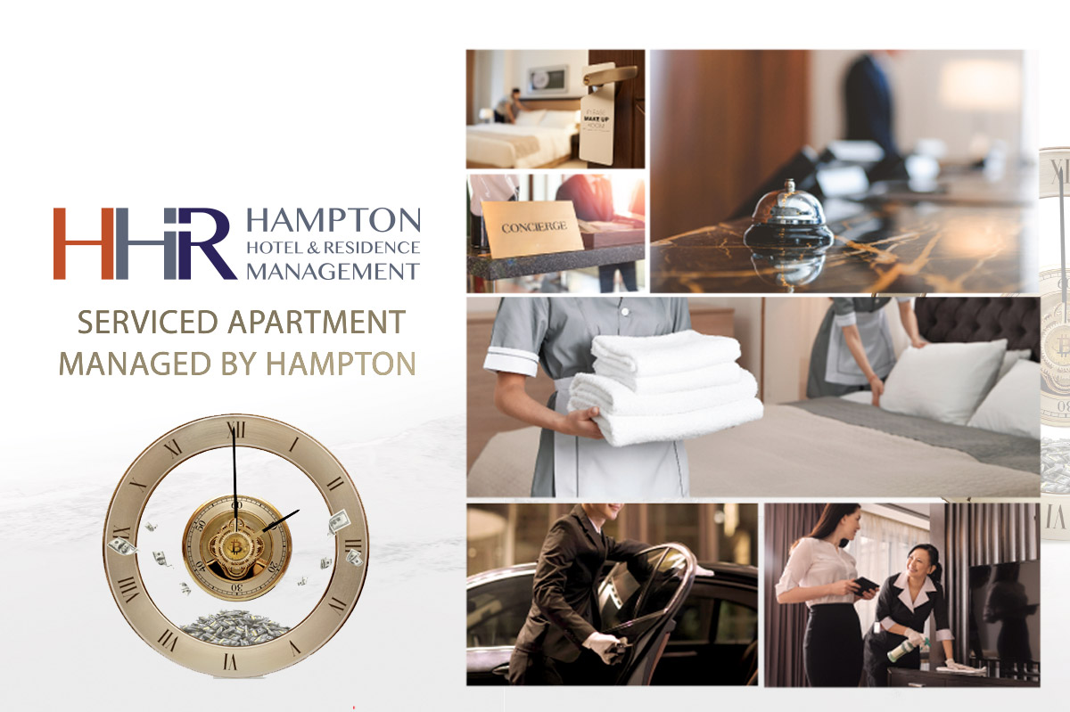 Hampton Residence Phayathai โครงการลงทุนในรูปแบบ 5 Star Serviced Apartment