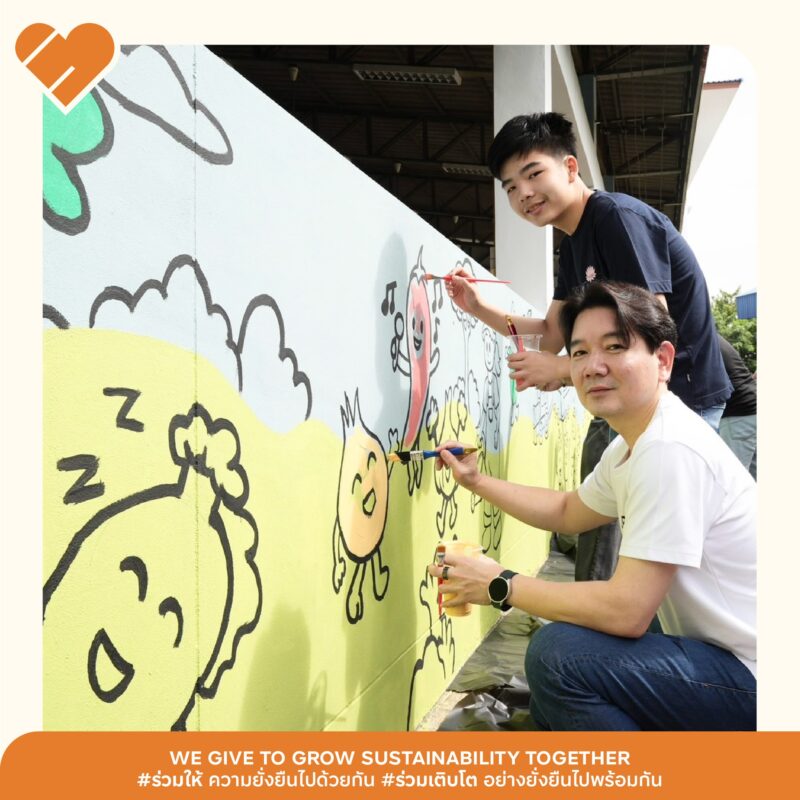 ออริจิ้น ร่วมกับ พรีโม่ นำพนักงาน และพันธมิตร ทำจิตอาสาพัฒนาโรงเรียน