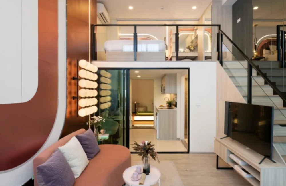 จัดวางแบบลอยตัว